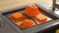 FDM 3D Printed thermoforming templates placed on the Mayku FormBox vacuum forming machine